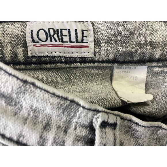 Vintage 1980s Gray Acid Wash Stonewashed Spandex Jeans High Waist - Picture 10 of 10